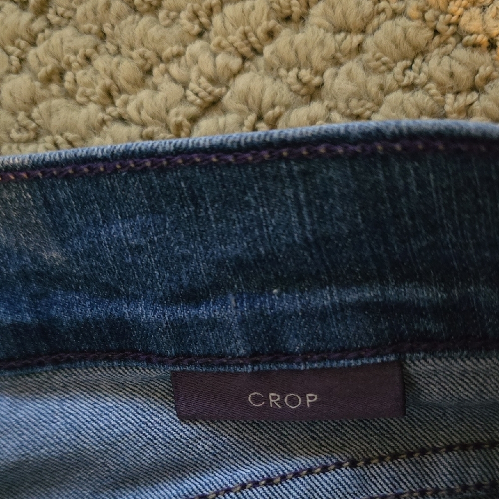 NYDJ Blue Ankle & Cropped Relaxed Fit Jeans Medium Blue Color Size 10 - Picture 7 of 12